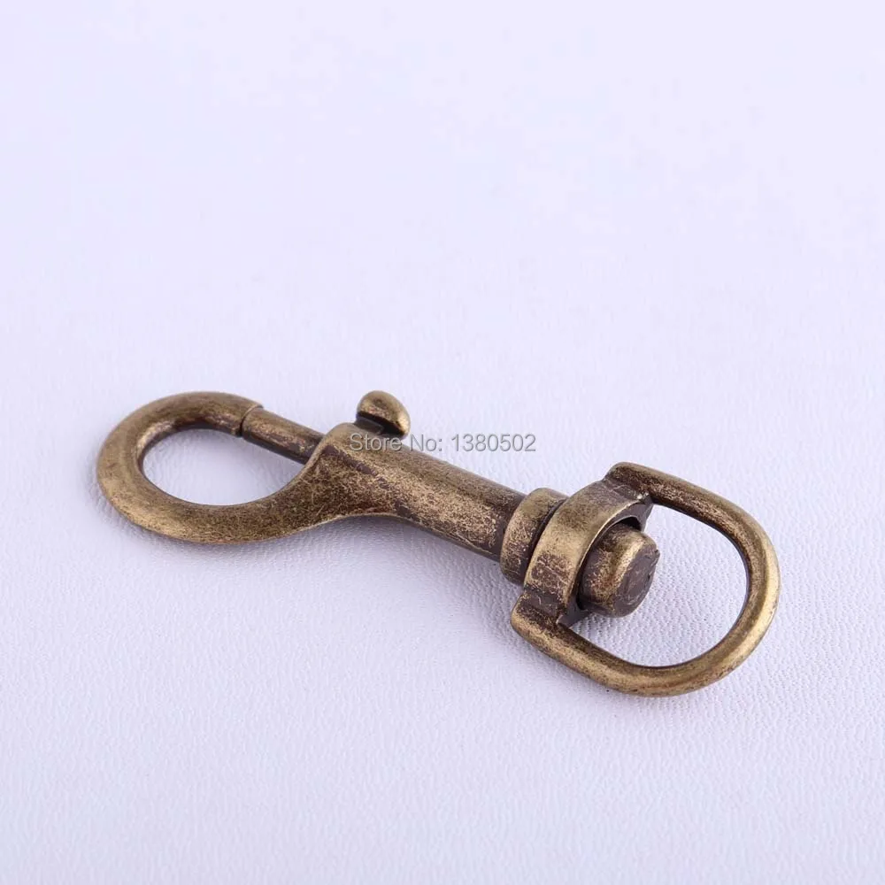 5 шт./лот металлические крючки для собак бронзовый цвет брелок защелкивающийся