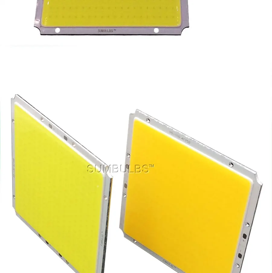 Фабричное производство 100x95 мм квадратный плата COB светодиодный светильник 12V 50W Ультра яркий светильник ing источник для дома и улицы лампы "сделай сам"