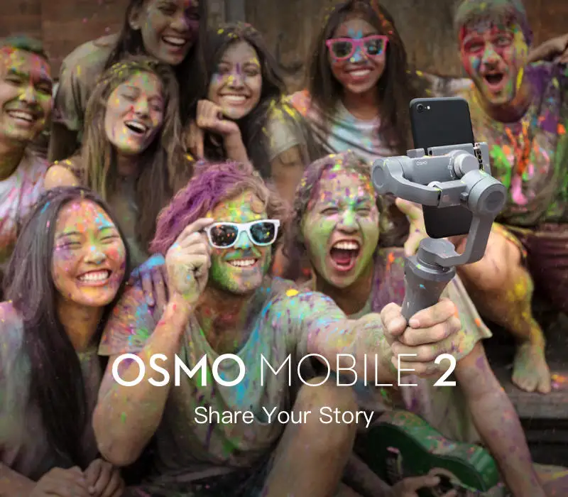 DJI Osmo Mobile 2 ручной 3-AxisGimbal стабилизатор с плавным видео/движения Timelapse/панорама функции подходит для телефонов