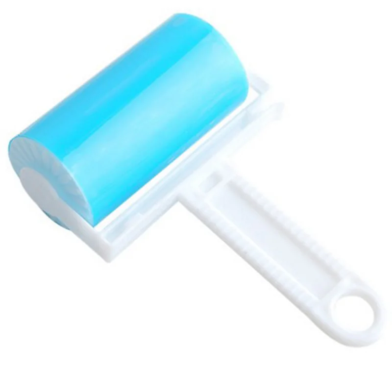 Blue wool brush Расчёска для животных Многоразовые Животные Собака Кошка Животное бигуди материалы для протирания кисти для удаления из шерсти животных волос Липкая Пыль мытья - Цвет: Blue wool brush