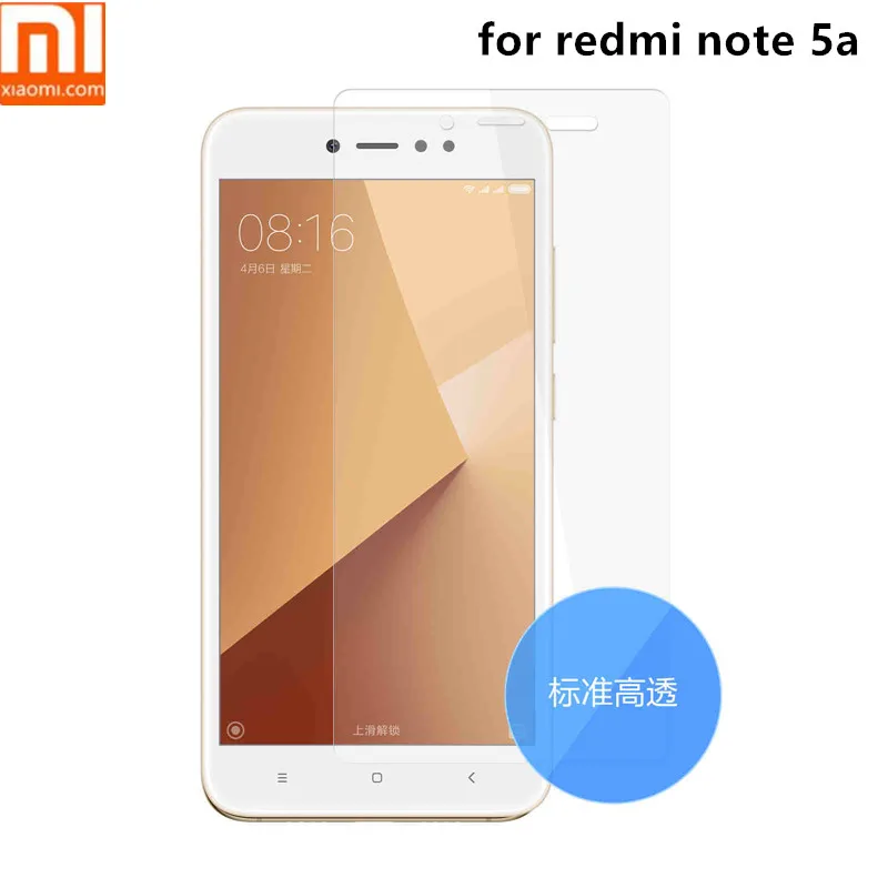2 шт.,, xiaomi redmi note 5a, защита экрана, Анти-Царапины, высокая прозрачность, ПЭТ, Защитная пленка для redmi note 5a