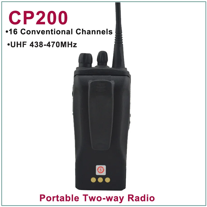 Совершенно новый CP200 UHF 438-470MHz 16 обычных каналов Портативное двухстороннее радио