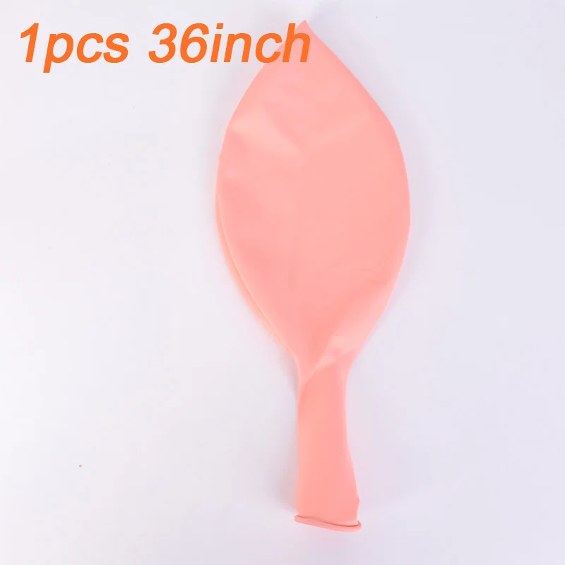peach 36 дюймов джамбо пастельные круглые шары большой гигантский красивый свадебный макарон шары украшение арки - Цвет: peach