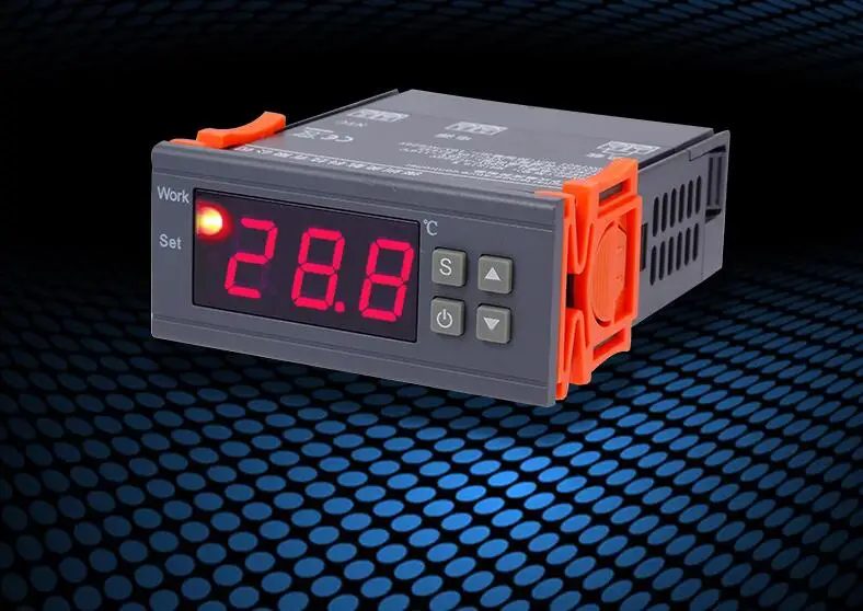 Интеллектуальный электронный регулятор температуры MH1210W с цифровым дисплеем