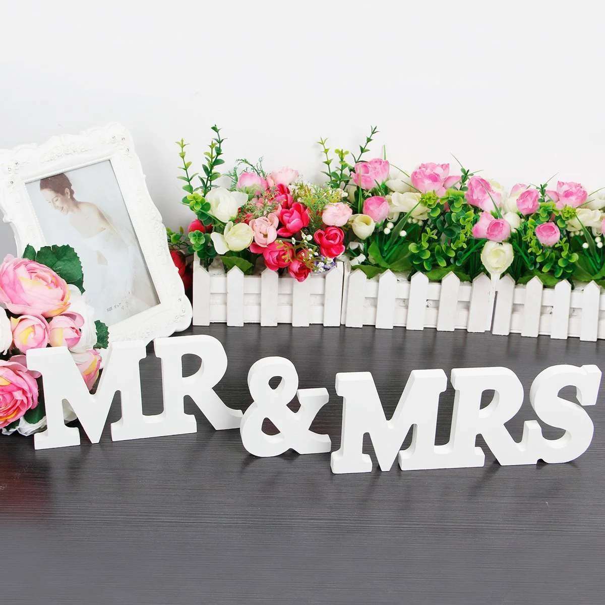 Prochive Свадебные стола деко буквы в сыром дереве MR & MRS|Украшения своими руками для
