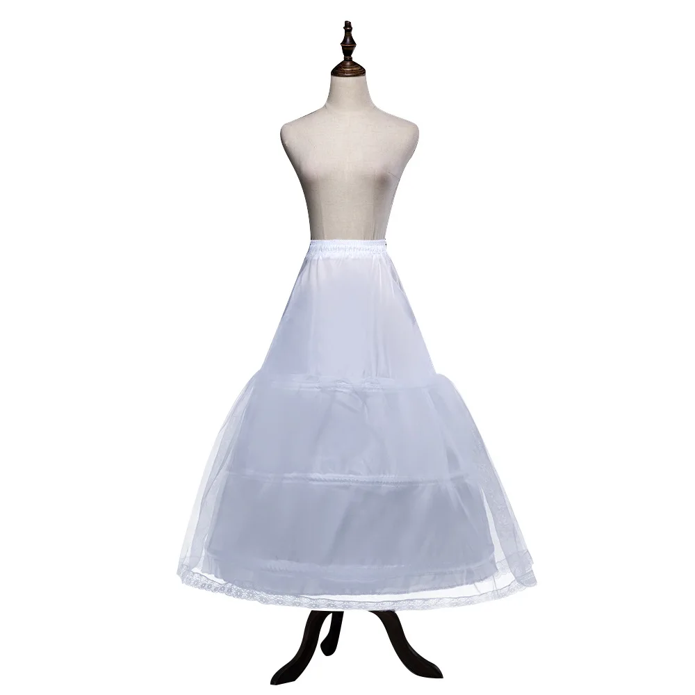 

3 Hoops Petticoat Crinoline Tulle Underskirts Slips for Ball Gown Wedding Dresses