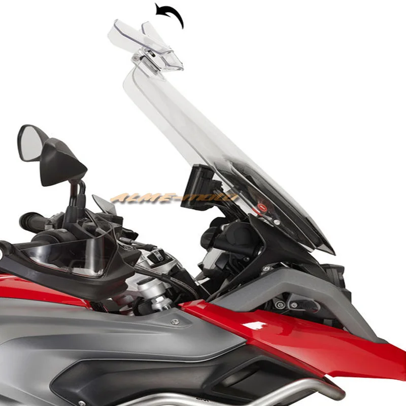Motorcycle Variable Спойлер Ветрового Болт На Воздушный Поток Регулируемая Лобовое