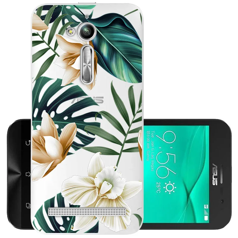 CROWNPRO Мягкий силиконовый чехол Asus Zenfone GO ZB500KL 5," задняя крышка TPU чехол Asus Zenfone ZB500KL чехол для телефона s Funda - Цвет: RDH