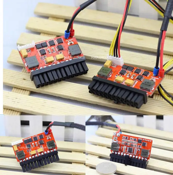200W DC ATX Питание 16V 24V Пико выключатель БП Авто 24pin ITX постоянного тока блок питания