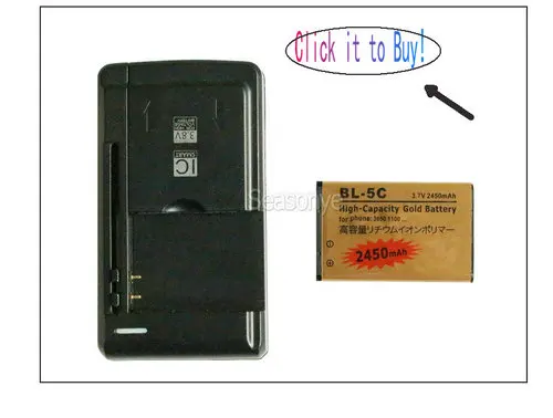 Seasonye 2450 мАч BL-5C BL5C BL 5C золотистый Сменный аккумулятор для Nokia 2710 2730c 3100 3105 3109C 3110C 3120 3110 3125 3208c