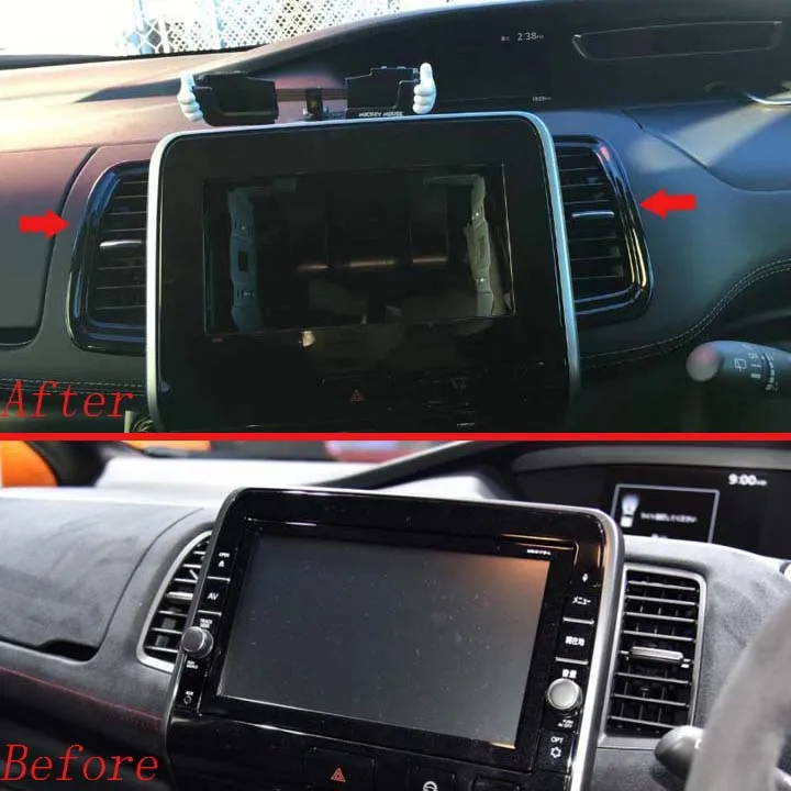 Черная Крышка вентиляционного отверстия из АБС пластика для NISSAN Серена C27 2017 2018