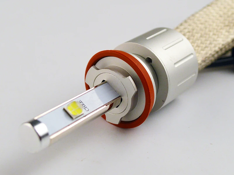 Hipppcron 2*40 Вт 80 Вт H1 H4 H7 H8 H9 H11 9005 9006 светодиодный фонарь XHP50 9600LM 12 V-24 V комплект все в одном 6000K белые Автомобильные фары(1 комплект