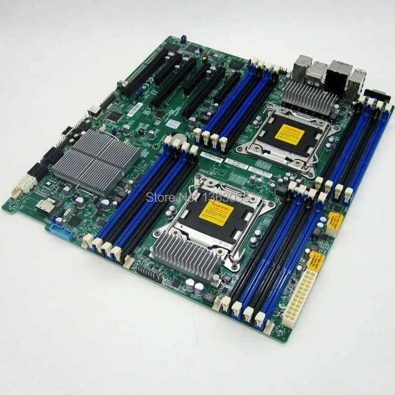 EMS DHL-Бесплатная доставка X9DAI Серверная материнская плата C602 чипсет LGA2011 DDR3
