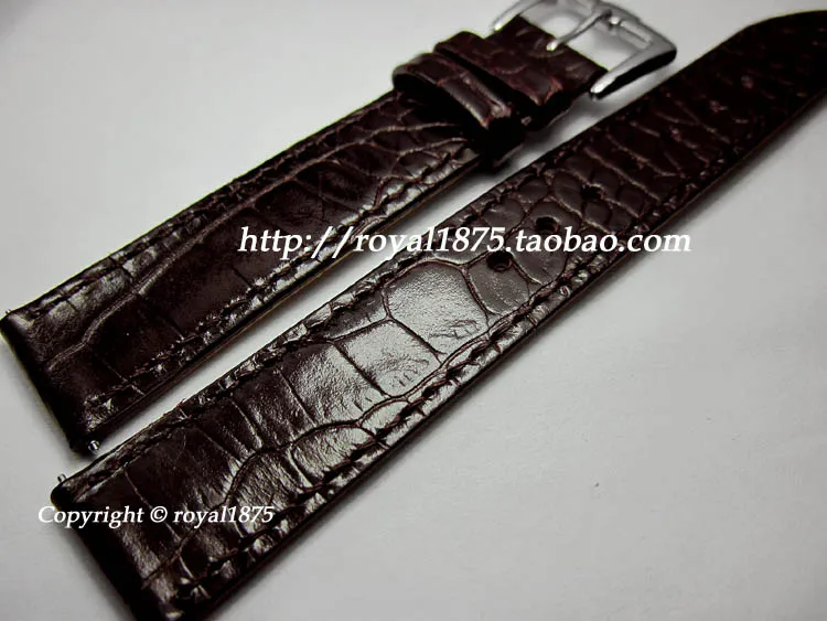 Ремешок из натуральной кожи для мужских и женских часов универсальный браслет с