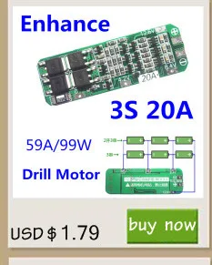 Баланс 18650 BMS 4S 40A литий-ионная батарея зарядное устройство PCB плата защиты BMS для бурильного двигателя 14,8 V 16,8 V Lipo