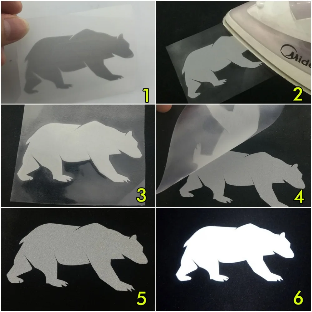 Серебристые отражающие листы HTV отражающая теплопередача виниловая лента пленка