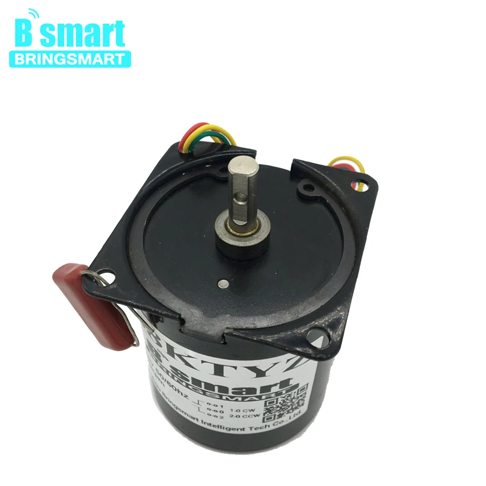 Bringsmart AC 220 В Электрический синхронный двигатель 28 Вт большой крутящий момент