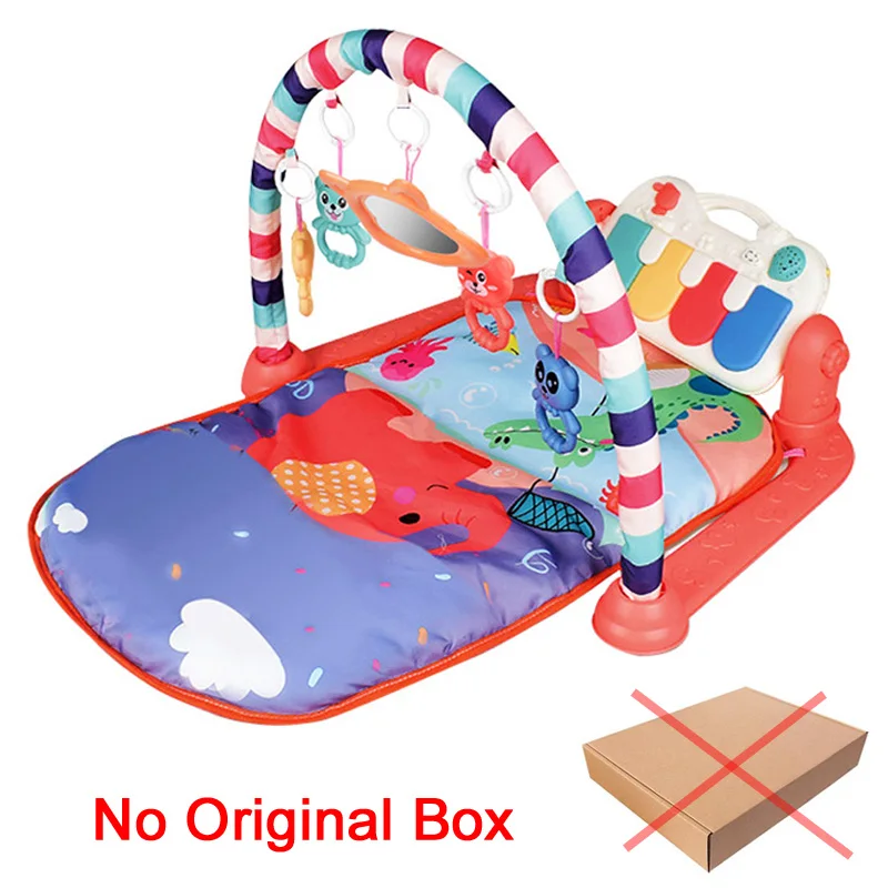 boh No original box Детский игровой коврик, детский коврик, развивающий коврик-головоломка с фортепианной клавиатурой и милым животным, детский игровой коврик для занятий ползанием, игрушки - Цвет: boh No original box