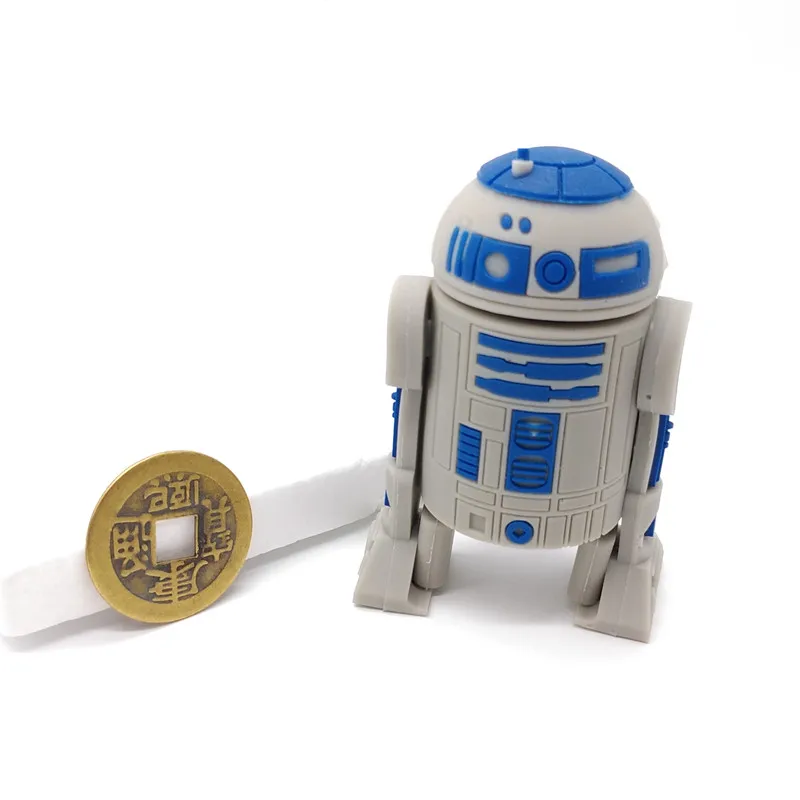 Флешка Star Wars R2D2 Robot usb флеш накопитель с полной емкостью 64 ГБ 32 16 8 4 Гб креативный