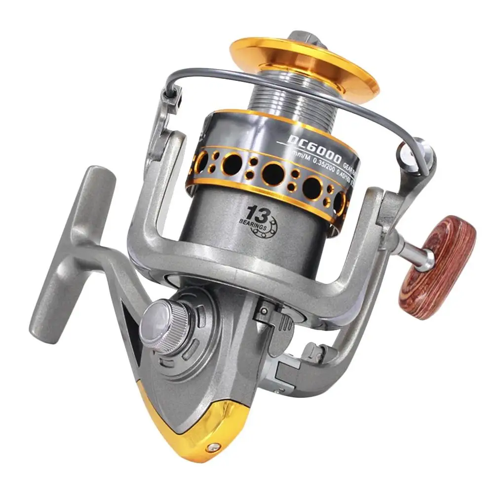 13 Bearing Metal Rocker Arm Smooth High Hardness Gear Foldable Rocking Bar Spinning Fishing Wheel Reel Silver | Спорт и развлечения