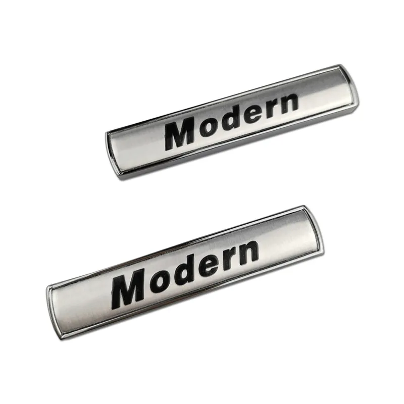 Автомобильное украшение металлическая Современная наклейка с логотипом для