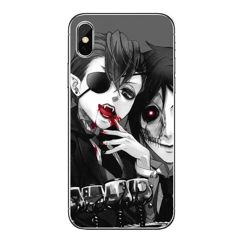 Japan Anime Black Butler Ciel Phantomh Sebastian Silicone Phone Cases For LG G7 Q6 Q7 Q8 Q9 V30 X Power 2 3 OnePlus 3T 5T 6T |