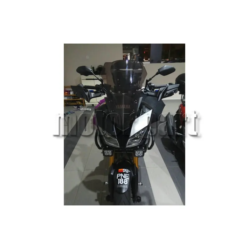Smoke Мотоцикл ветер Экран лобовое стекло Ветер Экран для 15 16 17 Yamaha MT-09 Tracer MT09 FJ09 FJ-09 дым черный Иридиум - Цвет: Smoke