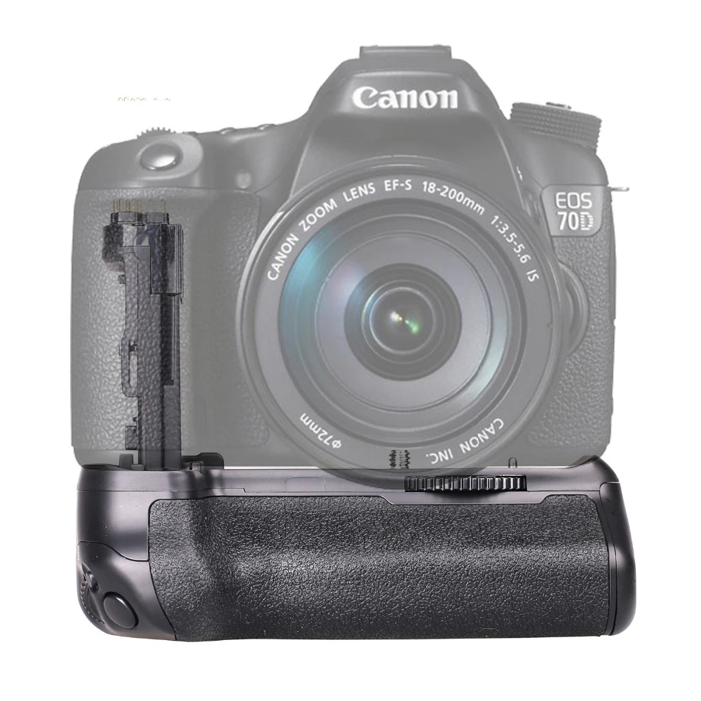 Capsaver Вертикальная Батарейная ручка для Canon EOS 70D 80D DSLR камера Замена BG-E14 мульти-мощность Батарея держатель работает с LP-E6