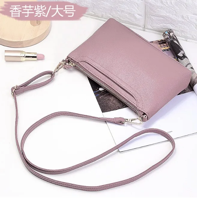 Taro purple Образец сумки из натуральной кожи маленькие женские кожаные сумки красные кошельки женские сумки-мессенджеры Роскошные модные женские розовые Лоскутные сумки - Цвет: Taro purple