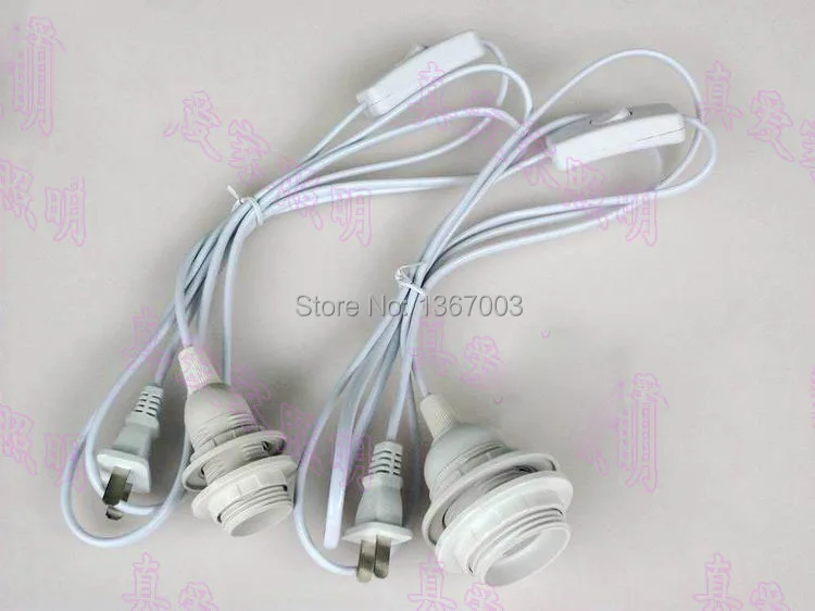 E27 E14 LED Свет Основание лампы гнездо держатель к AC розетки адаптер вкл/выкл шнур