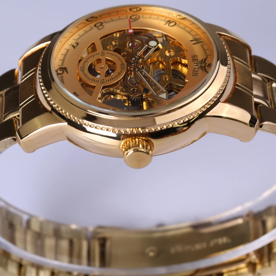 Новинка 2017 деловые мужские золотые часы модный указатель дизайнерский Топ