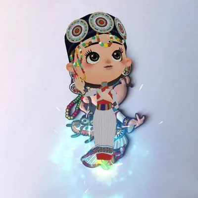 China Minorities Fridge Magnet Sticker Naxi Yunnan Lijiang Travel Souvenir | Дом и сад