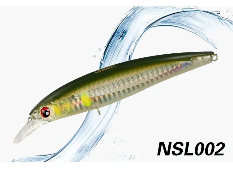 NSL002 Noeby гольян жесткая приманка для рыбалки 100мм13. 6 г 120мм22. 0 г Морская рыбалка Pesca Япония крючки для окуня щуки - Цвет: NSL002