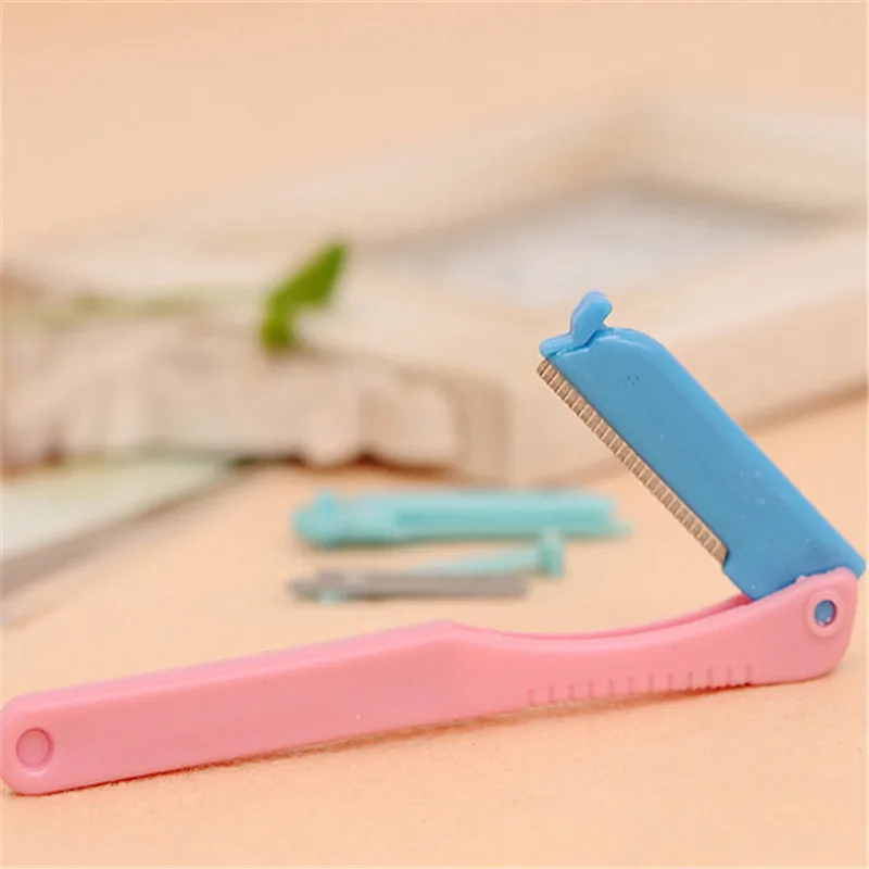 Новый Бровей Обрезка Нож Триммер С Замените Лезвие Эпиляция Макияж Beauty