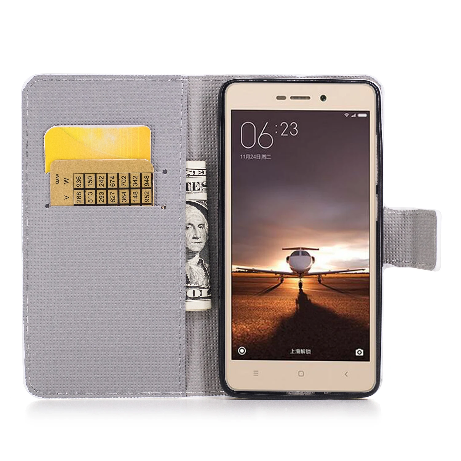Кожаный чехол-книжка с бумажником для Xiao mi Red mi Note 5 A Pro 4X3 Y1 Lite Red mi 5 Plus 5A 4A 4X3 3S mi A1 5X A2 6X