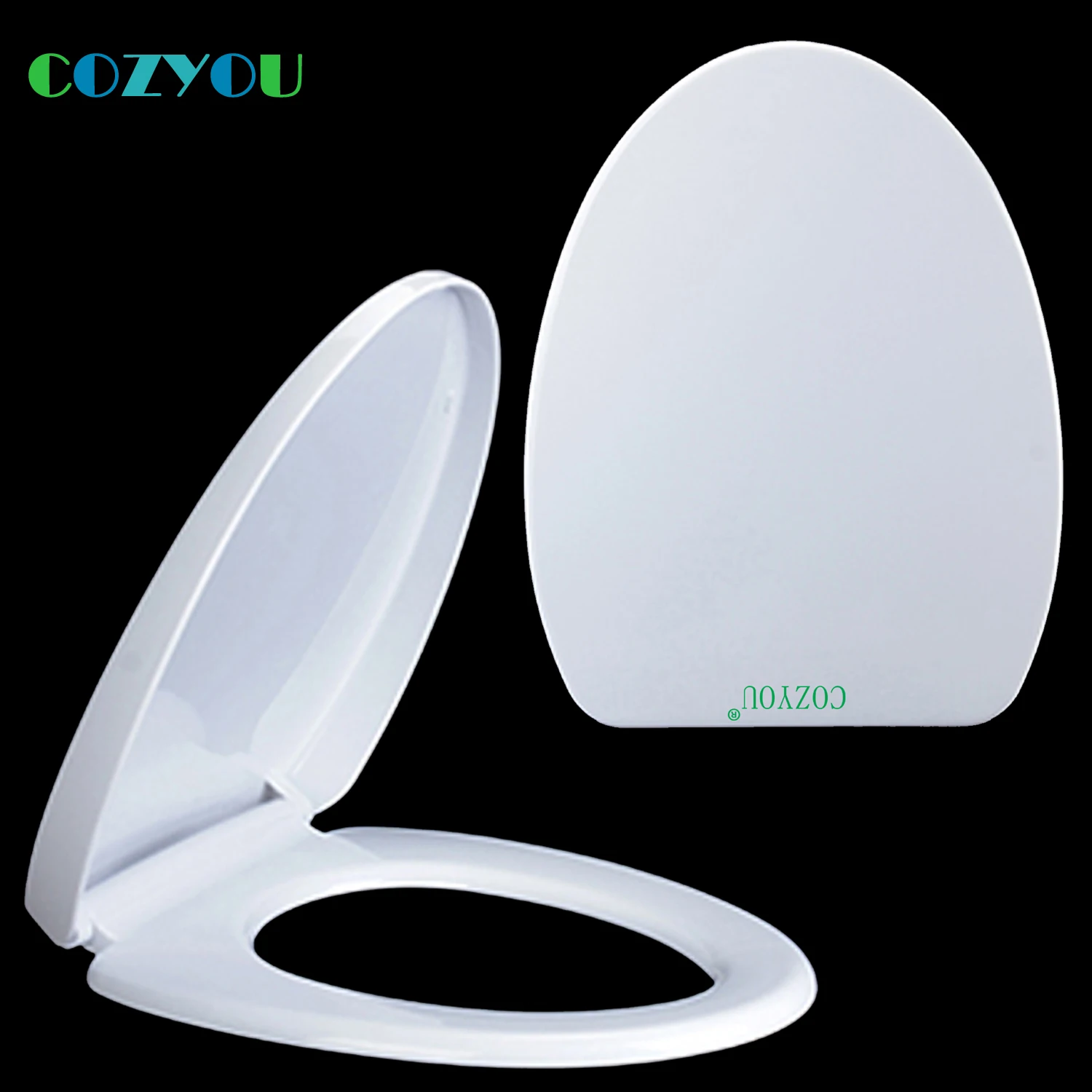 COZYOU PP Toilet seat V style soft Close Double button Quick-Release Length 450mm - 500mm Width 360mm 370mm GBP17312SV | Обустройство