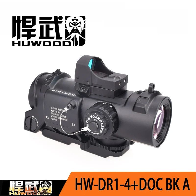 Holy warrior Tactical DR БЫСТРЫЙ съемный 1X-4X Регулируемый двойной ролевой красный точечный прицел страйкбольный прицел для охоты
