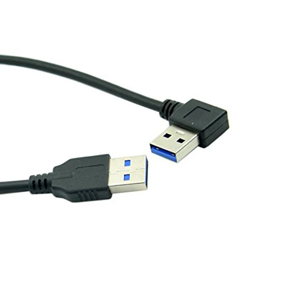 0 4 м прямоугольный 90 градусов USB 3 A Тип папа для прямого типа кабель передачи
