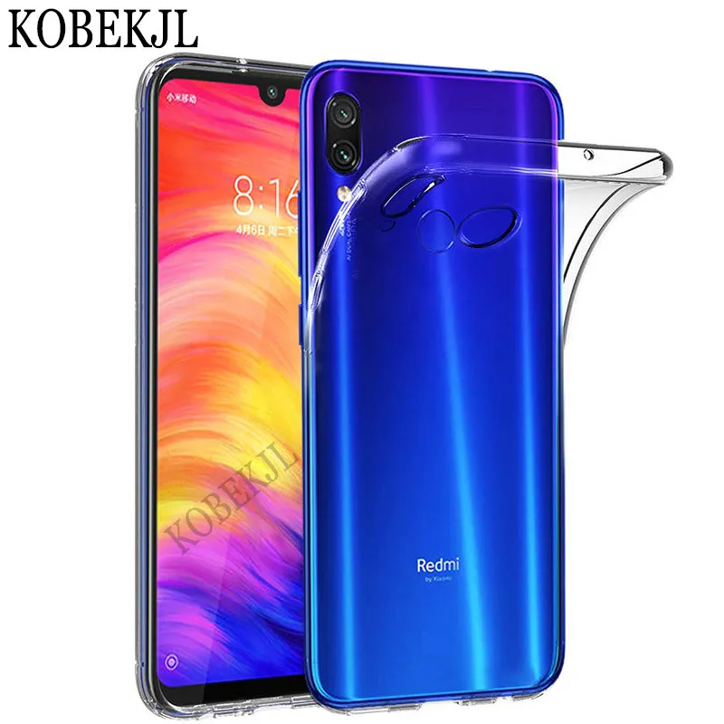 Чехол для Redmi Note 7 чехол Xiaomi Мягкая силиконовая задняя крышка телефона Note7 Pro Global Case