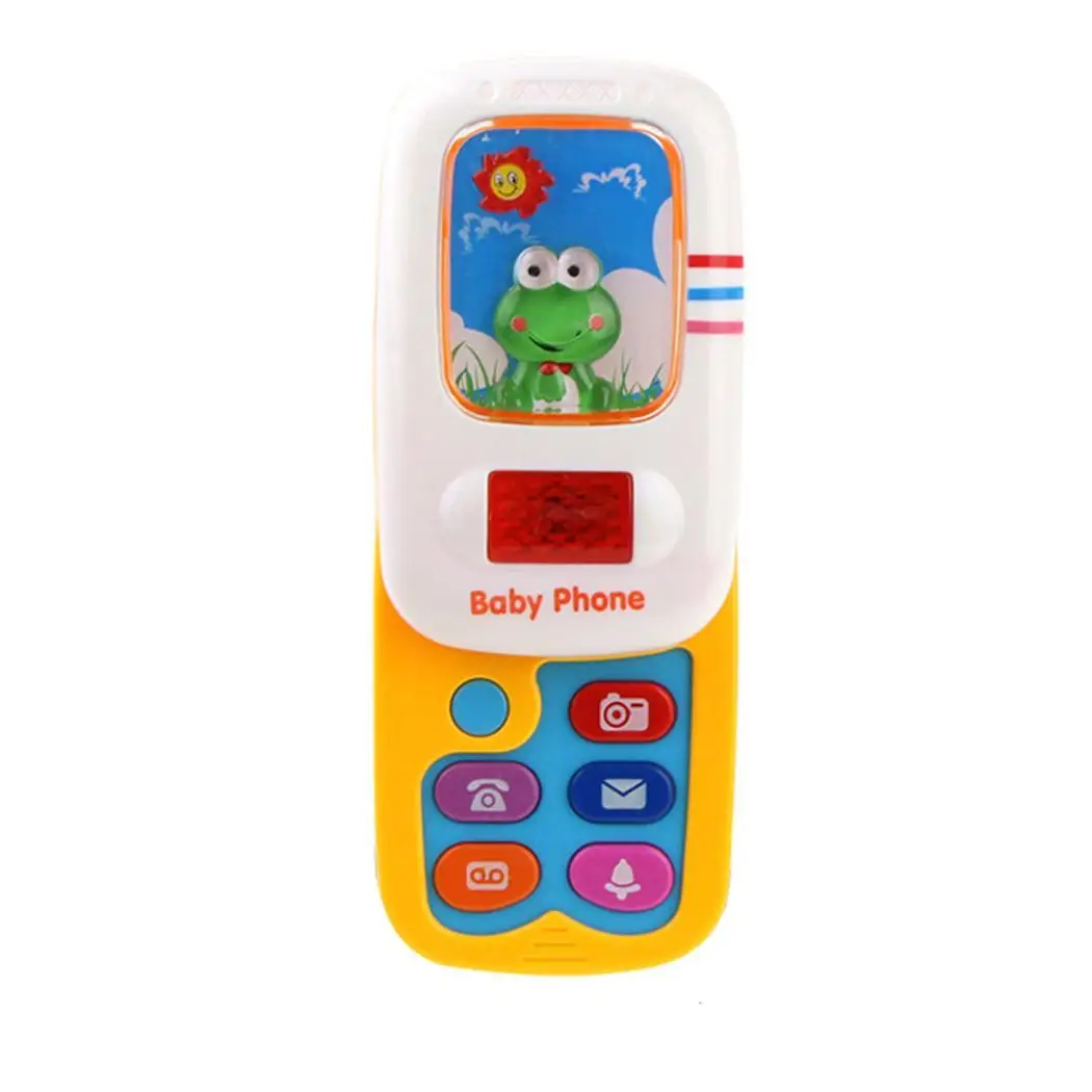 Music Flip Cover Phone with Photo Function Early Education Toys(batteries not included) Enlightenment Puzzle Toys | Игрушки и хобби