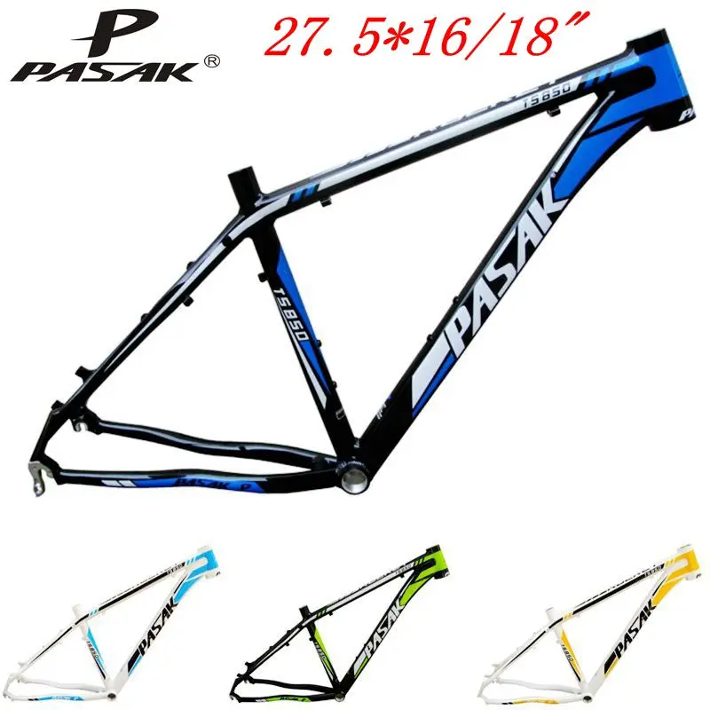 Pasak TS850 MTB рама AL7005 27.5er 16 &quot18&quot горный велосипед дисковый тормоз|Велосипедная