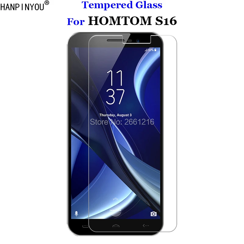 Закаленное стекло 9H 2.5D Премиум класса для HOMTOM S 16 защитная пленка экрана S16 5