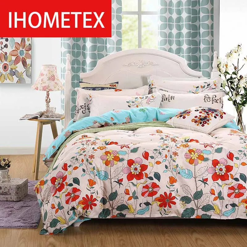 Коричневый Постельные Принадлежности Устанавливает Якорь Красный Голубой