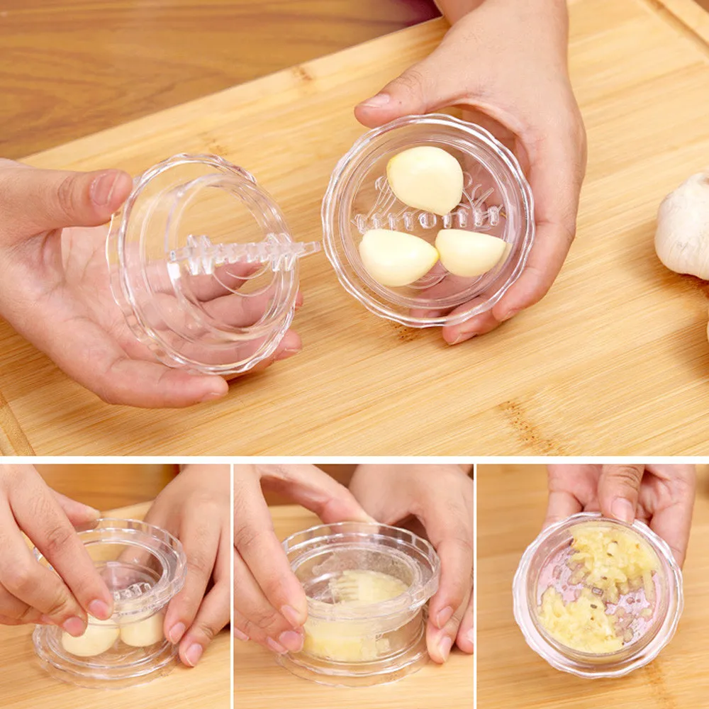 1PC Multi-Usage Plastic Garlic Presses Peeler Crusher Masher Twist Kitchen Useful Tool Press | Дом и сад