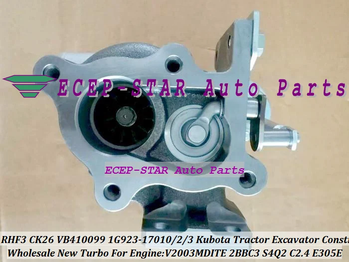 TD03L RHF3 CK26 VB410099 1G923 17010 17012 17013 CK30 турбо для Kubota трактор экскаватор строительство