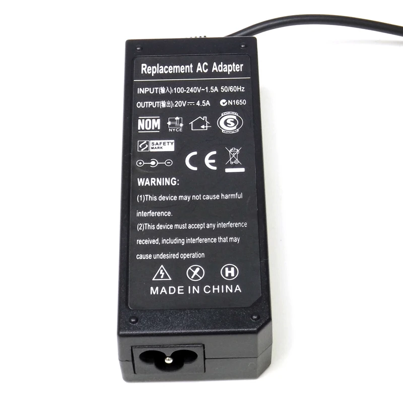 Портативное зарядное устройство 20 в 4.5A адаптер переменного тока для Lenovo ThinkPad X60 X61