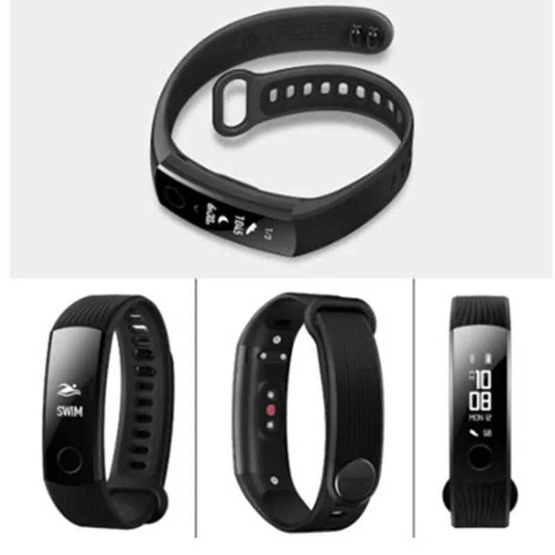 Оригинальный ремешок HUAWEI Honor Band 3 Smartband монитор сердечного ритма Bluetooth Шагомер