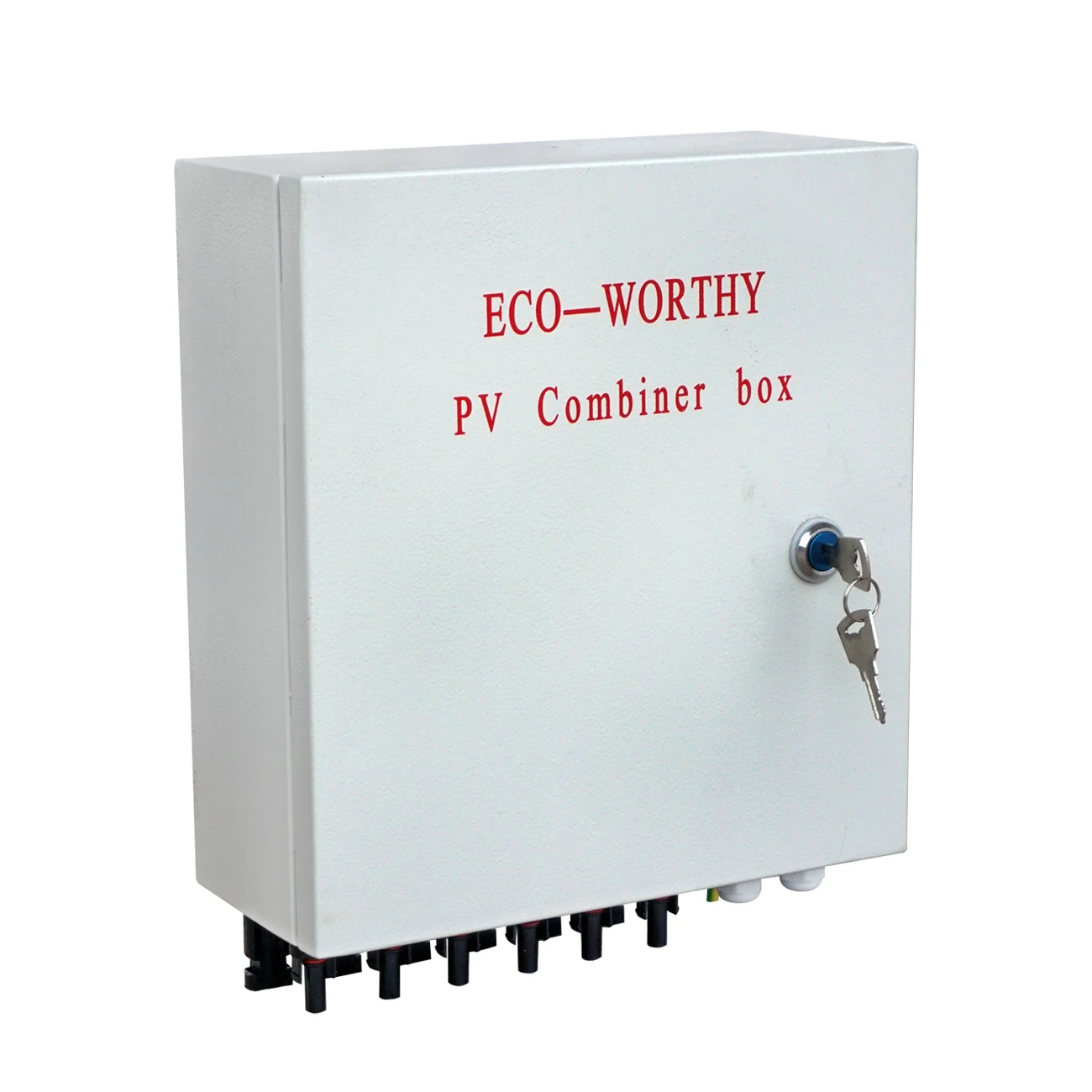 ECOWORTHY 6-String солнечный PV Combiner Box автоматические выключатели Защита от перенапряжения молний для дома от сетки солнечная панель системы