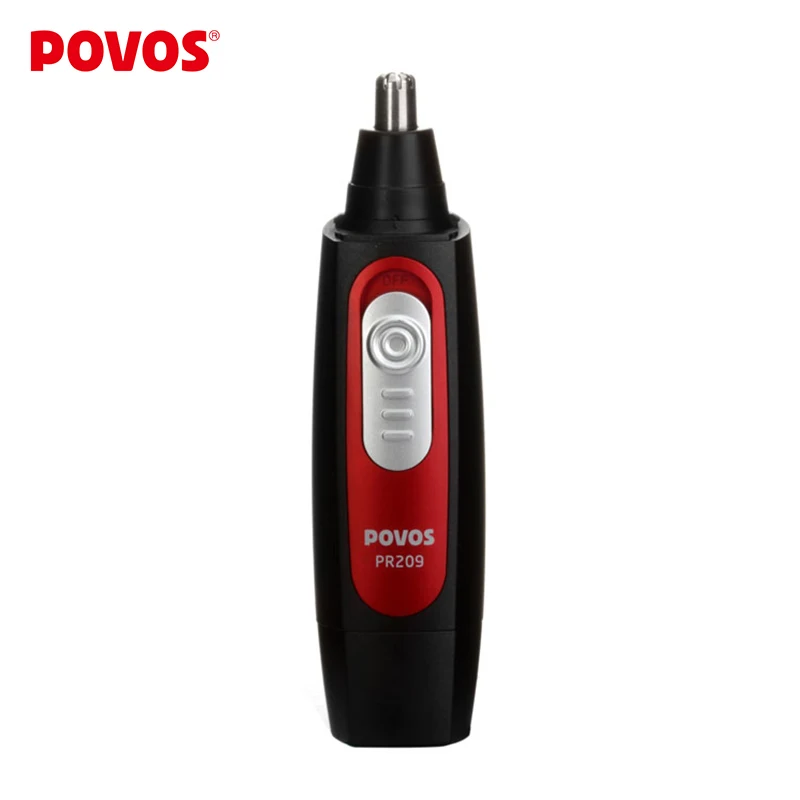 POVOS моющийся электротриммер для носа волос кусачки бритва мужчин бровей