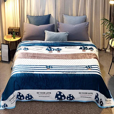 B Распродажа, 1 предмет, 150x200 см, толстый теплый фланелевый набор постельных принадлежностей для девочек, толстые теплые фланелевые простыни из бархата кораллового цвета с рисунком 1KGE - Цвет: B